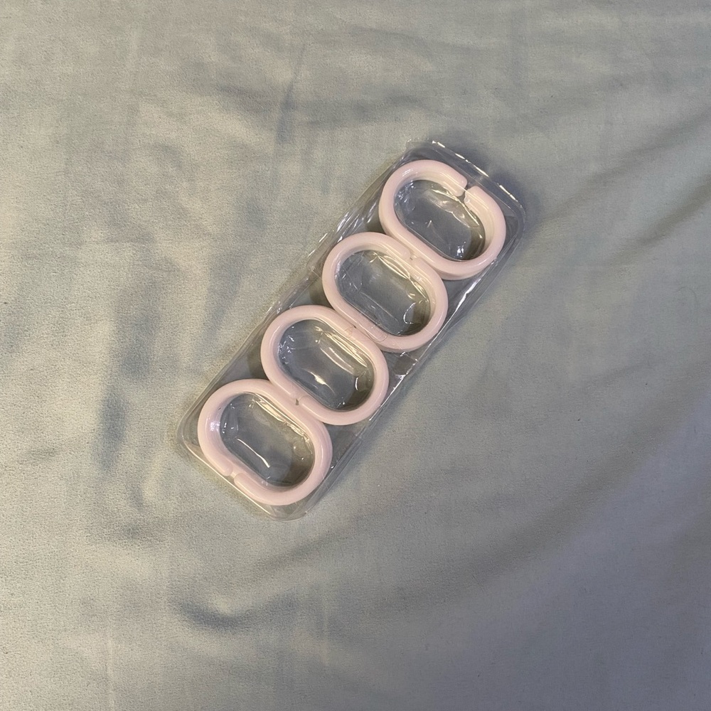 ❤️‍🔥❤️‍🔥 New 12 White Shower Curtain Hooks